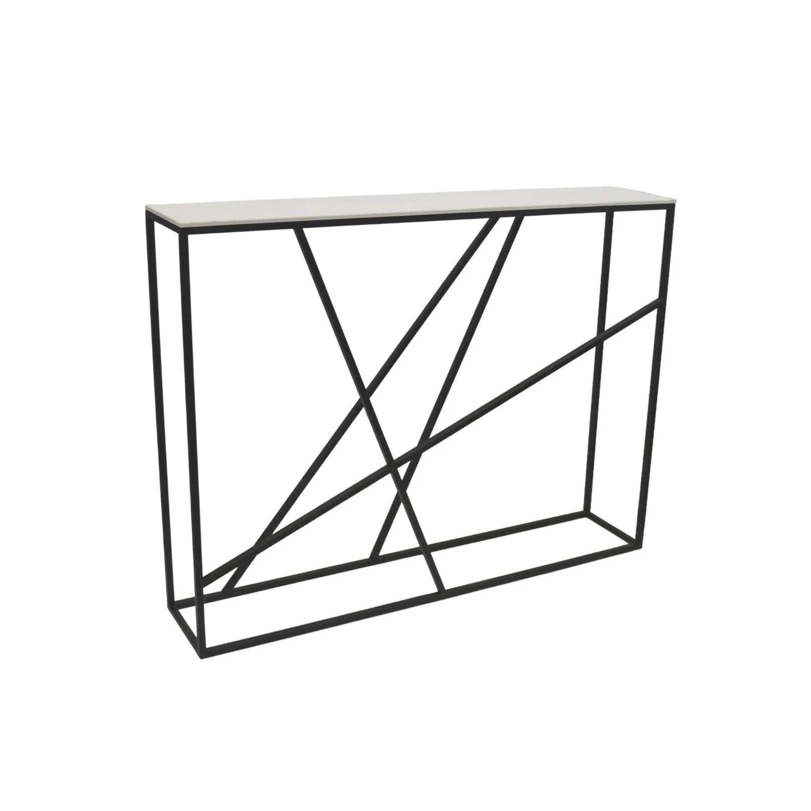 consola-din-fier-alba Consola Deco White din metal
