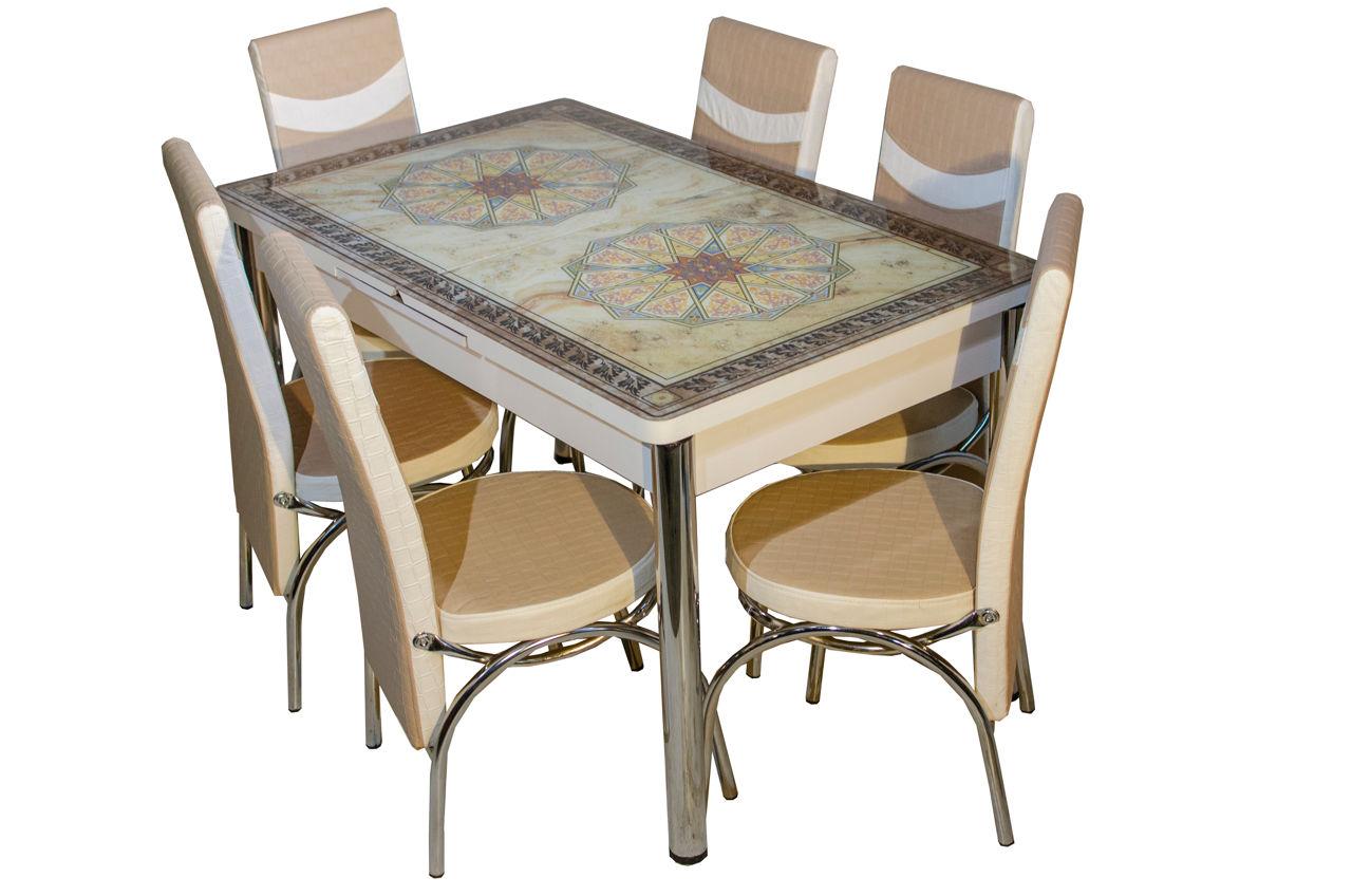 set-masa-kelebek-2-1121-6-scaune-merchan-bej-alb set masa kelebek 2 1121 6 scaune merchan bej alb
