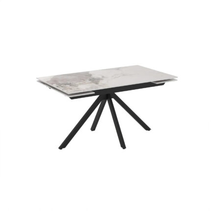 masa extensibila perla 80x140 170 200 blat ceramica frost