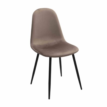 scaun c 710catifea brown black legs