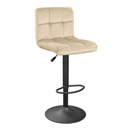 scaun de bar sb 044 catifea beige