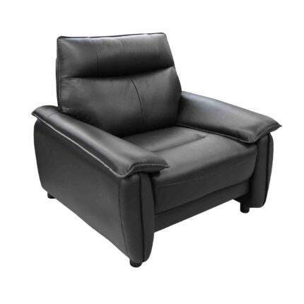 fotoliu barton piele naturala black