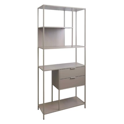 raft bencio 83x35x185cm 2 sertare 4 rafturi