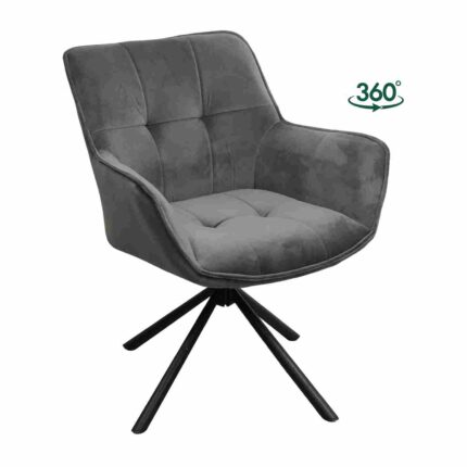 scaun rotativ puro grey